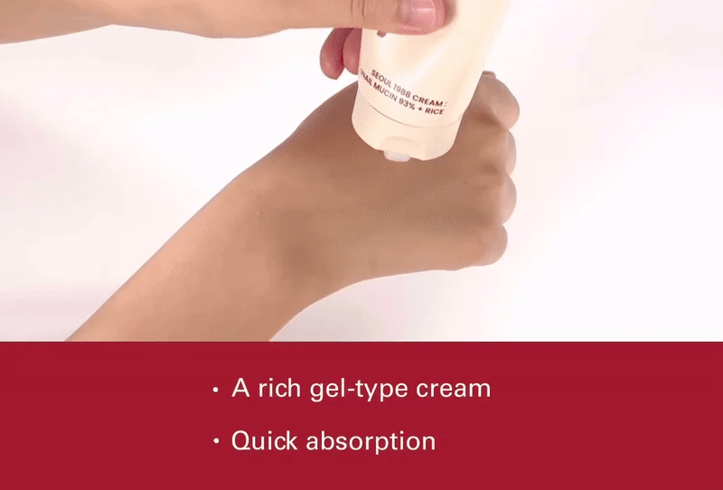 SEOUL 1988 Cream : Snail Mucin 93% + Rice