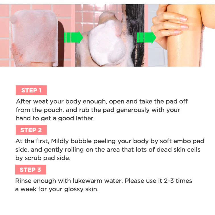 Mom’s Bath Recipe Body Peeling Pad Trouble Care (1 Pcs) - 25ml
