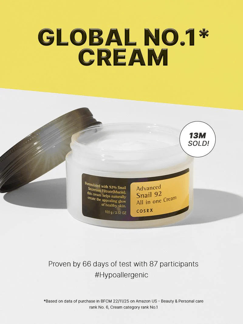 COSRX Advanced Snail 92 All In One Cream - 100g
