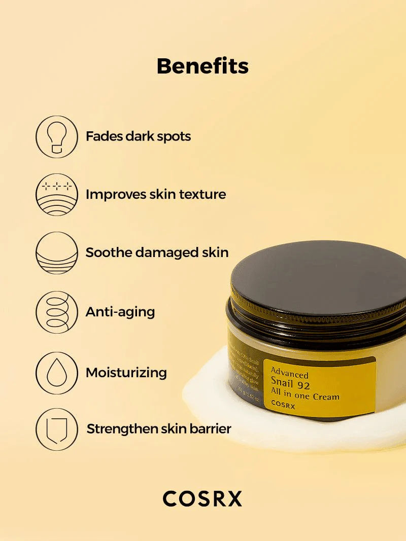 COSRX Advanced Snail 92 All In One Cream - 100g
