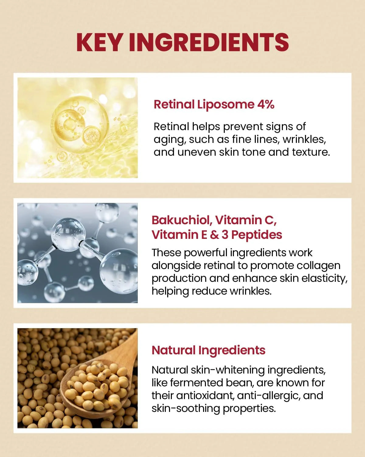 SEOUL 1988 Eye Cream : Retinal Liposome 4% + Fermented Bean - 30ml