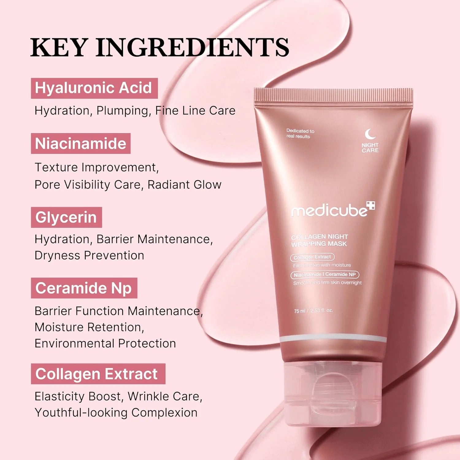 Medicube Collagen Night Wrapping Mask - 75 ML
