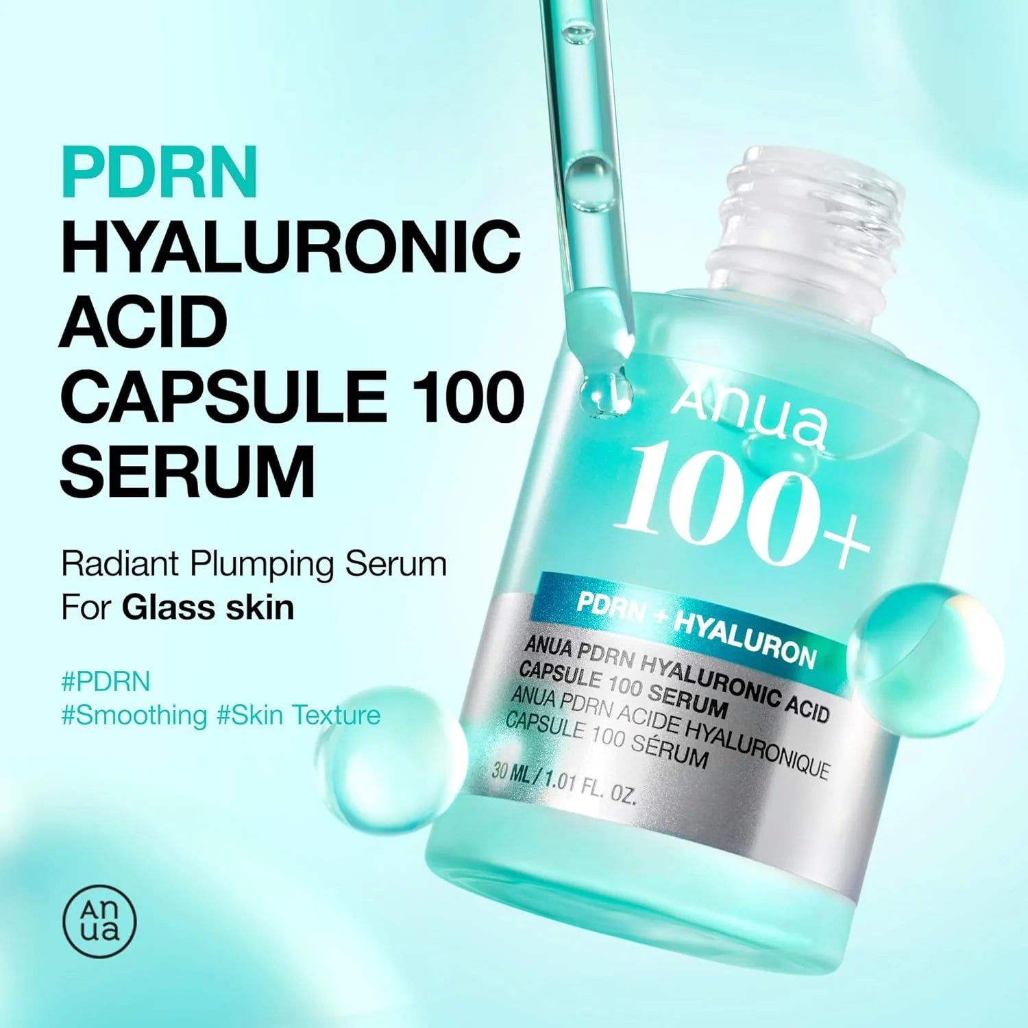 Anua PDRN Hyaluronic Acid Capsule 100 Serum - 30ML