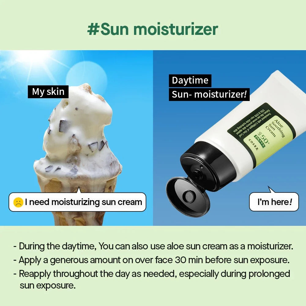 COSRX Aloe Soothing Sun Cream SPF50+ PA+++ - 50ml