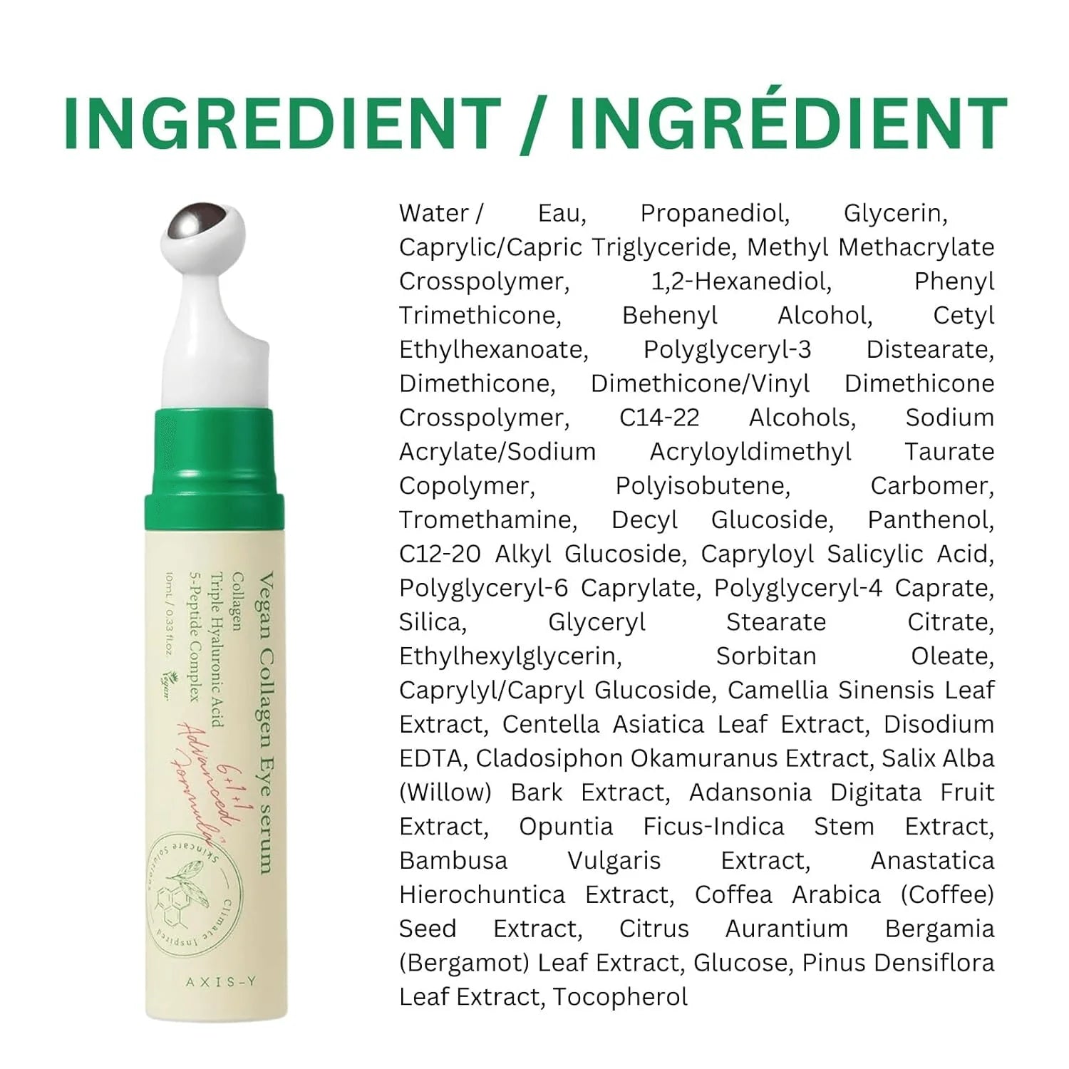 Vegan Collagen Eye Serum - 10ml