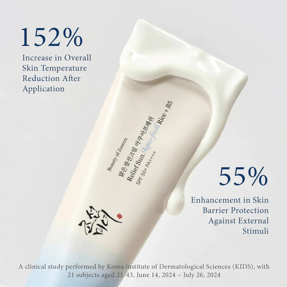 Relief Sun Aqua-Fresh Rice + B5 Moisturizing Cream SPF50+ PA++++ - 50ml