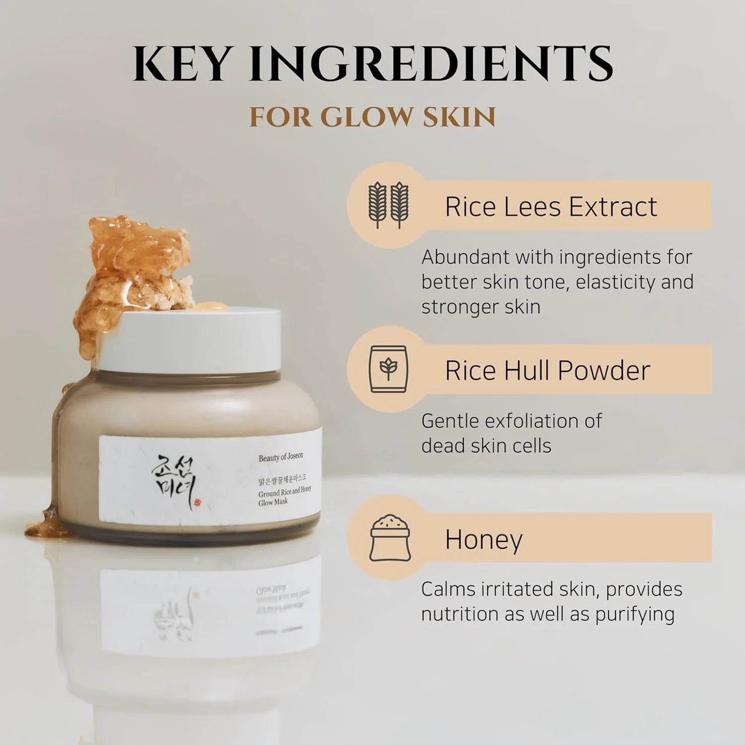 Ground Rice and Honey Glow Mask - 150ml