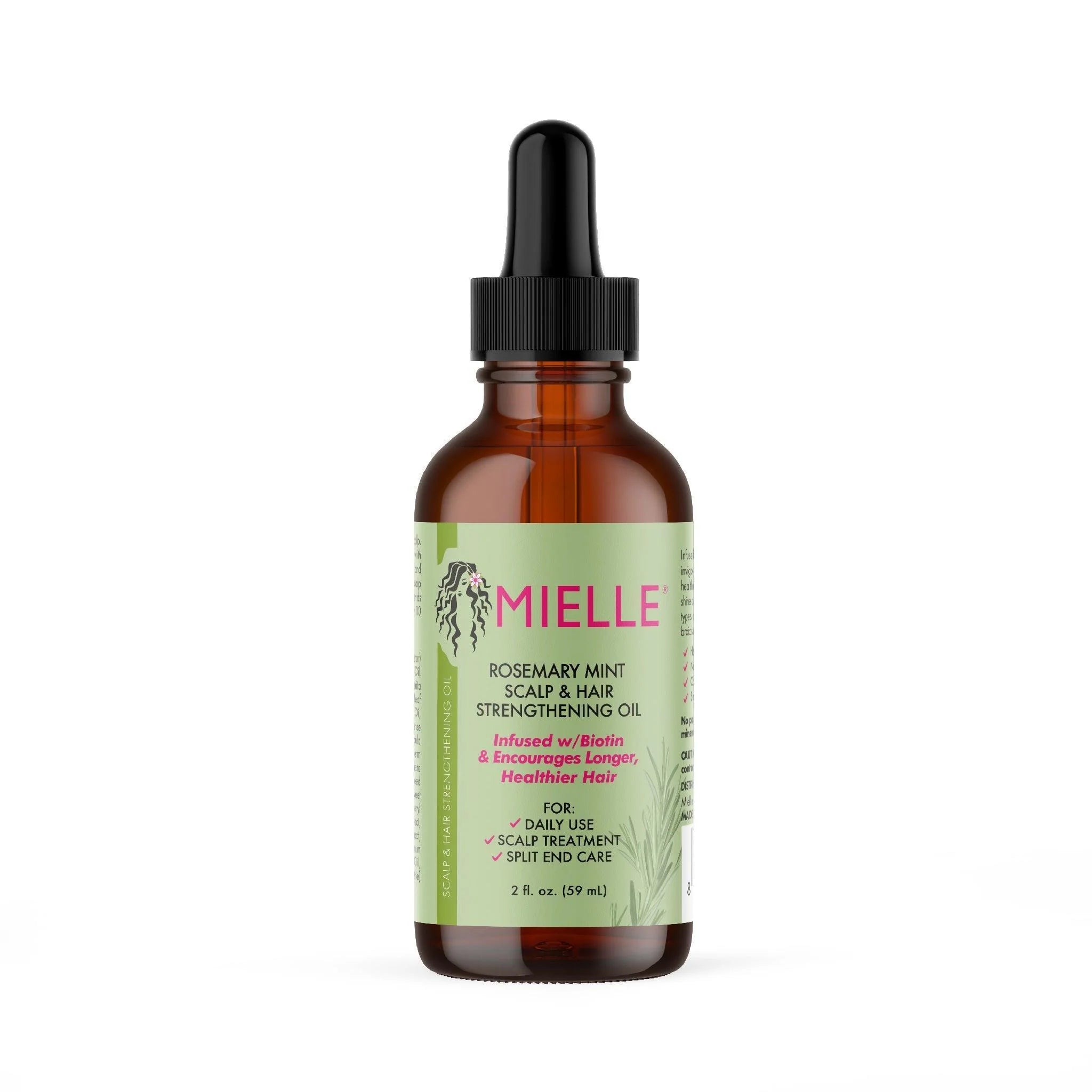 Mielle Organics Rosemary Oil Mint Scalp and Hair Strengthening Oil - 59ml