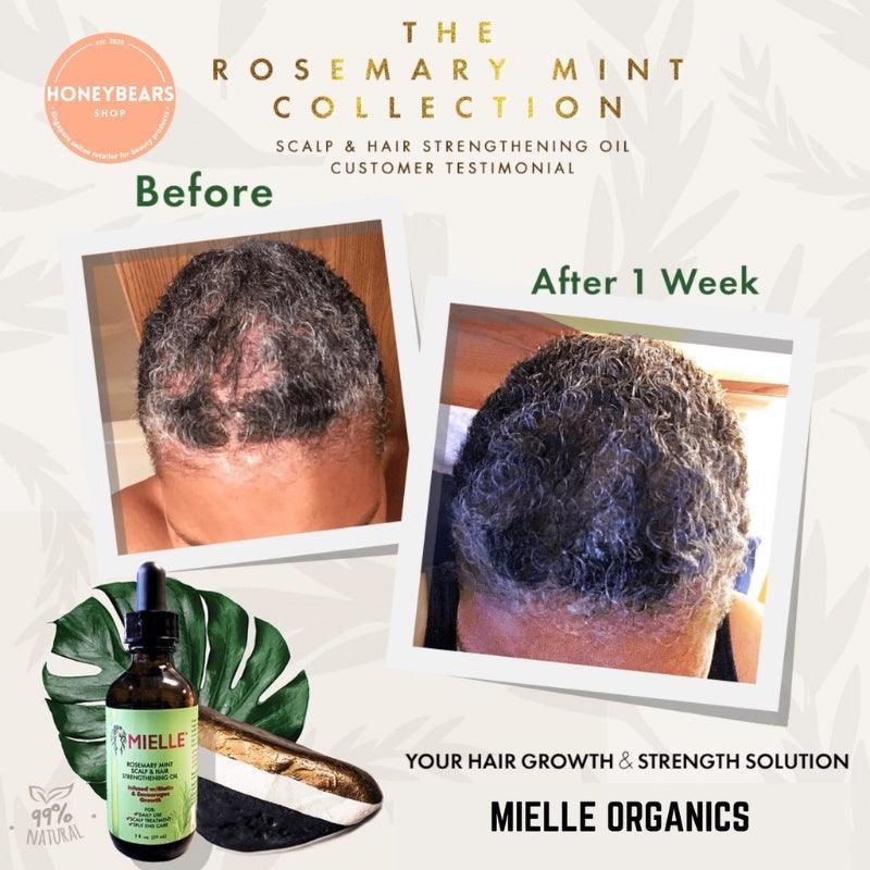 Mielle Organics Rosemary Oil Mint Scalp and Hair Strengthening Oil - 59ml