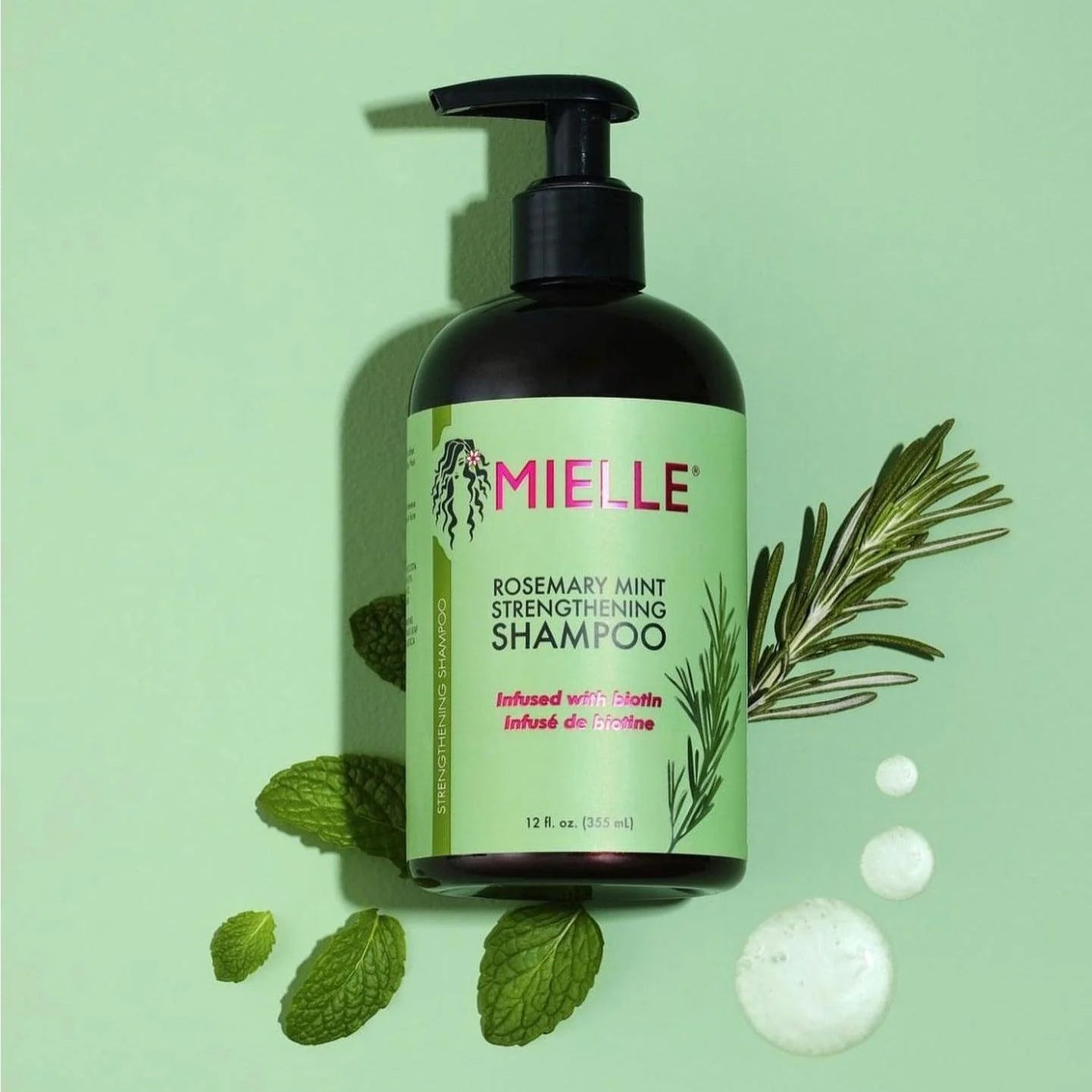 Mielle Rosemary Mint Strengthening Shampoo - 355ml