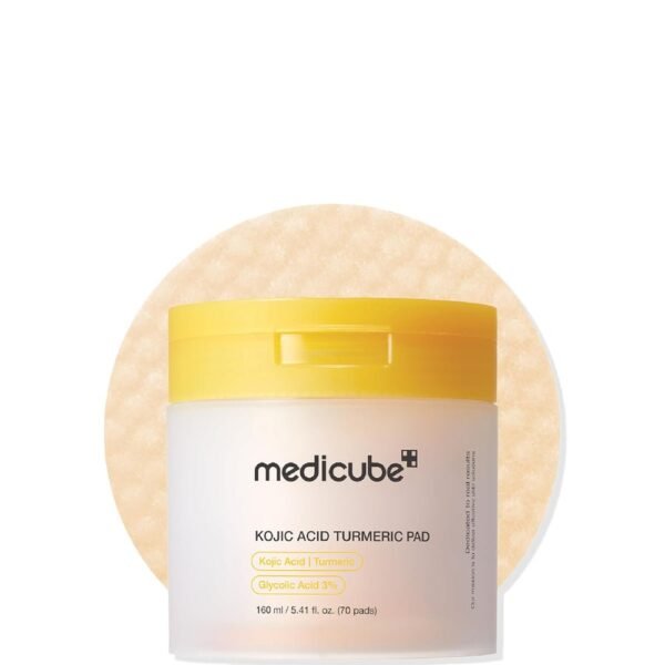 Medicube Kojic Acid Turmeric Pad With 3% Glycolic Acid – 160ml